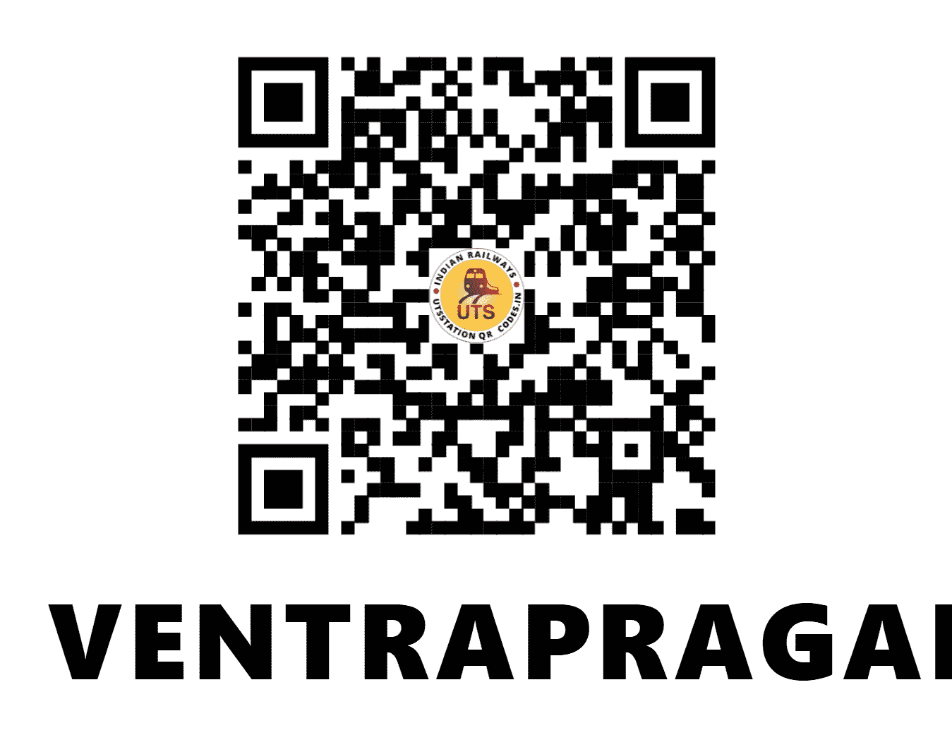 UTS QR Code for VENTRAPRAGADA - VPG (SC - ANDHRA PRADESH)